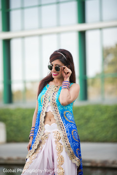 Cute indian wedding guest posing Cute indian wedding guest posing