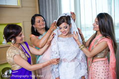 Indian bride getting ready to say "I Do". indian wedding gallery,indian bride getting ready,indian bride