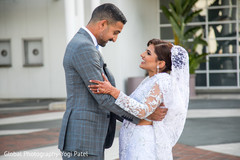 Indian soulmates first look capture indian wedding gallery,first look photography,indian bride and groom