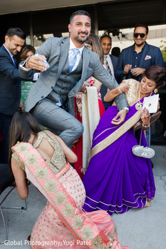 Indian groom's fun moment indian wedding gallery,outdoor photography,indian groom fashion
