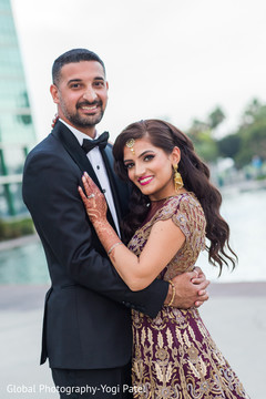 Ravishing indian couple's wedding reception attire indian wedding gallery,outdoor photography,indian bride and groom