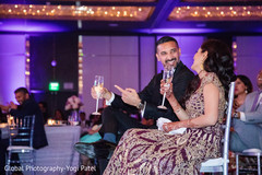 Adorable indian couple dancing during reception indian wedding reception,indian wedding reception photography,indian bride and groom