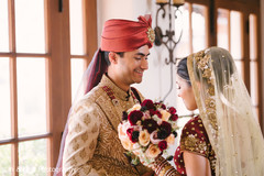 Romantic indian wedding first look Romantic indian wedding first look