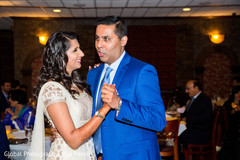 Indian couple dancing during their engagement Indian couple dancing during their engagement