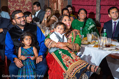 Family enjoying indian engagement party Family enjoying indian engagement party