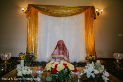 Indian bride's pre-wedding ritual Indian bride's pre-wedding ritual