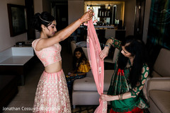 Beautiful indian bride getting ready. Beautiful indian bride getting ready.