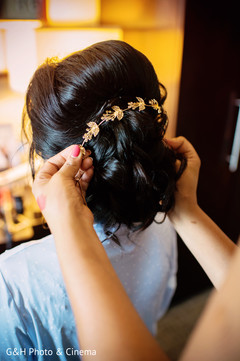 Lovely indian bride hair do Lovely indian bride hair do