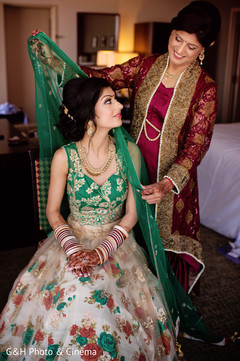 Indian bride getting ready moments Indian bride getting ready moments