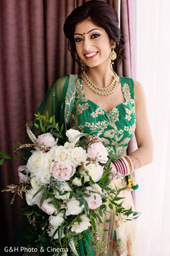 Beautiful maharani holding her bouquet Beautiful maharani holding her bouquet