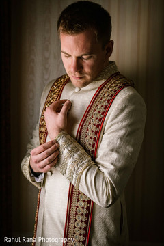 Charming indian groom getting ready capture Charming indian groom getting ready capture