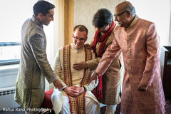 Indian groom's fun moment Indian groom's fun moment