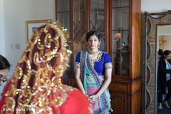 Indian bride getting ready scene Indian bride getting ready scene