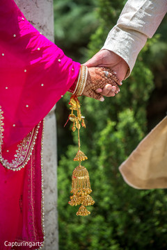 Indian couple holding hands Indian couple holding hands