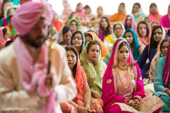 Indian bride looking at the groom Indian bride looking at the groom
