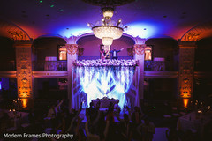 Indian newlyweds making a grand entrance lighting,indian wedding lighting,wedding lighting