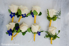 Indian groom and groomsmen boutonniere Indian groom and groomsmen boutonniere