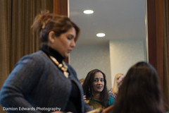 Indian bride checking her makeup Indian bride checking her makeup