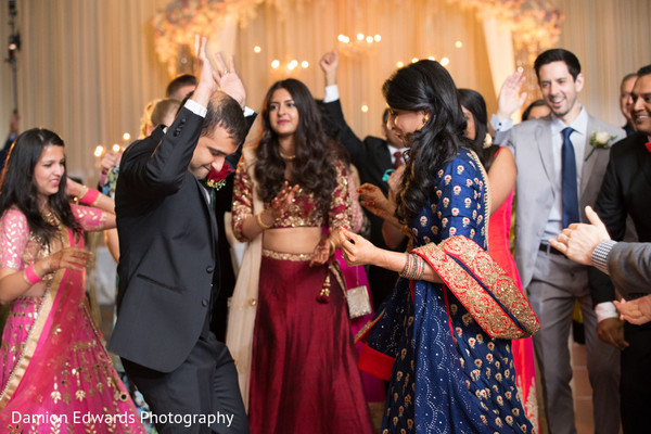 Indian groom showing off his moves