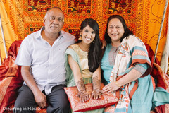 Indian bride enjoying time with family Indian bride enjoying time with family