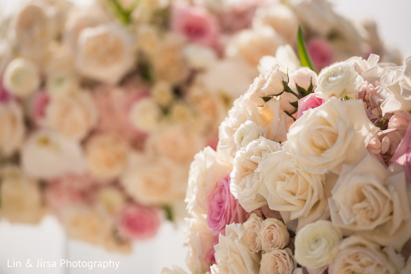 Dazzling floral decor for wedding ceremony