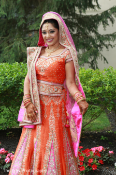 Indian bride first portrait Indian bride first portrait