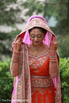 Beautiful indian bride posing for photo shoot Beautiful indian bride posing for photo shoot
