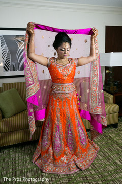 Charming maharani getting ready for her big day. Charming maharani getting ready for her big day.