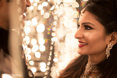 Indian bride smiling capture Indian bride smiling capture
