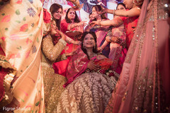 Indian bride during traditional celebration Indian bride during traditional celebration