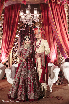 Maharani and Maharajah wedding portrait. Maharani and Maharajah wedding portrait.