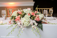 Fantastic floral centerpiece indian wedding reception,indian wedding reception floral and decor,floral centerpiece