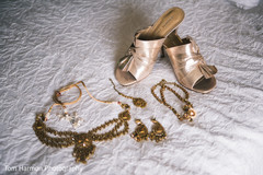 Indian bride jewelry set and heels Indian bride jewelry set and heels