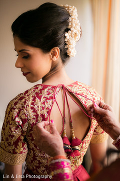 Beautiful indian bride getting ready. Beautiful indian bride getting ready.