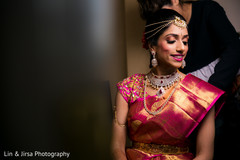 See the Final touch ups for this charming indian bride. See the Final touch ups for this charming indian bride.