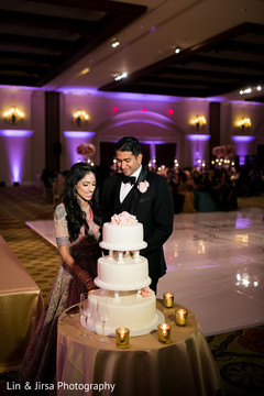 Cutting the cake scene Cutting the cake scene