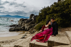 Beach themed bride and groom capture Beach themed bride and groom capture