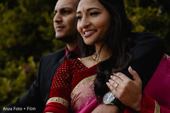 Adorable capture of Indian bride and groom. Adorable capture of Indian bride and groom.