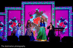 Dazzling dance performance during reception indian wedding reception,indian wedding reception photography