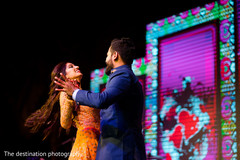 Indian newlyweds first dance photography indian wedding reception,indian wedding reception photography,indian bride and groom