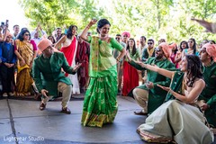 Lovely lady dancing during baraat Lovely lady dancing during baraat