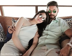 Indian lovebirds posing for photoshoot Indian lovebirds posing for photoshoot