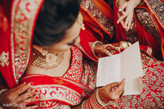 Maharani reading a note Maharani reading a note