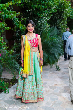 Sweet indian bridesmaids posing for photoshoot