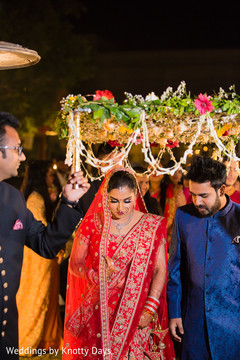 Indian bride during wedding ceremony Indian bride during wedding ceremony