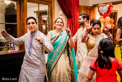 Joyful indian guests dancing Joyful indian guests dancing
