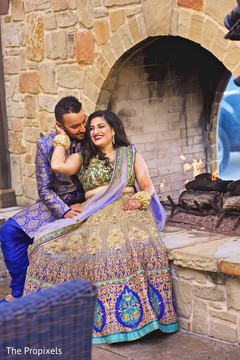 Indian lovebirds joyful moments