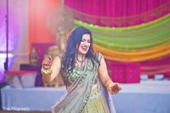 Indian bride ready for sangeet Indian bride ready for sangeet