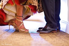 Vibrant portrait of indian couple shoes Vibrant portrait of indian couple shoes