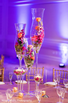 Fascinating Indian wedding table flowers decoration. Fascinating Indian wedding table flowers decoration.